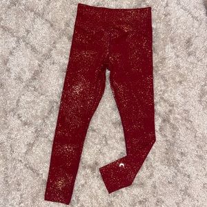 Zyia red stay gold light n tight